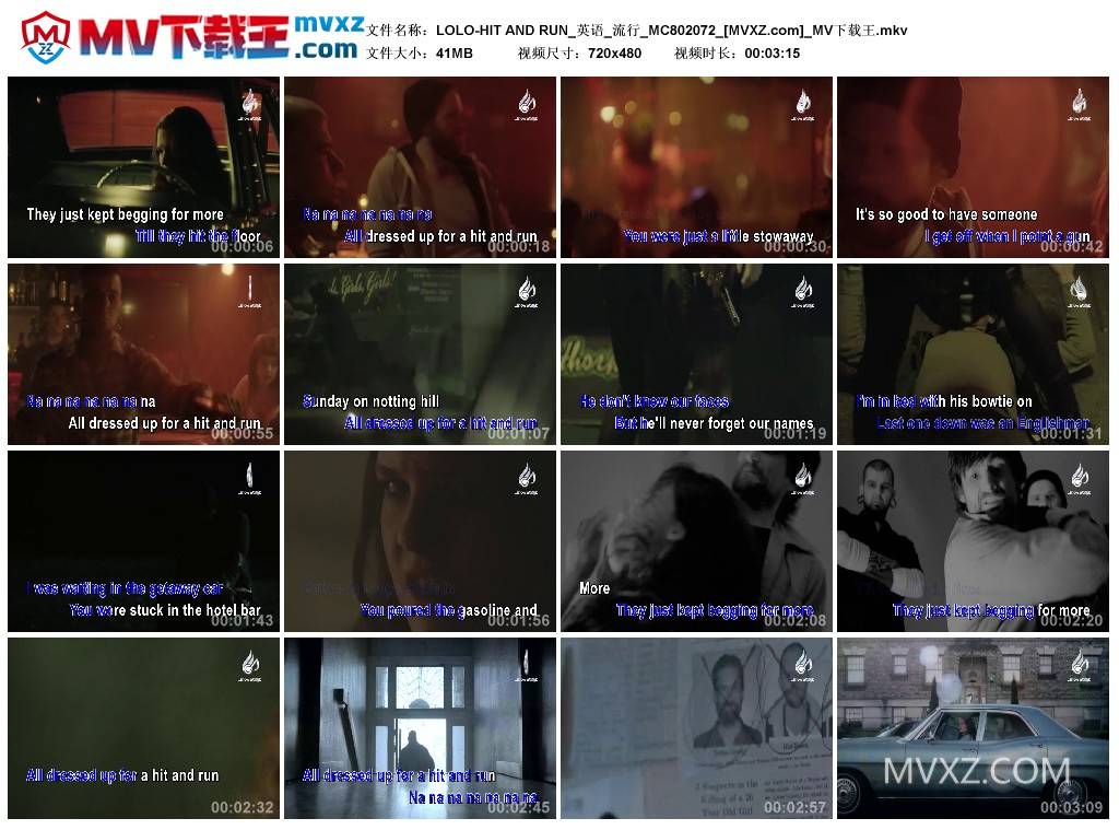 LOLO-HIT AND RUN_英语_流行_MC802072